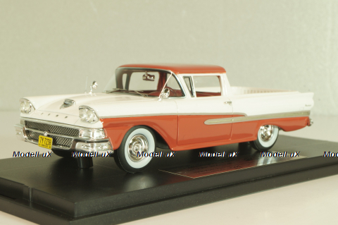 Ford Ranchero pick up 1958, red/white, L.e.157 of 180 pcs., GC-70A, Goldvarg 1:43 