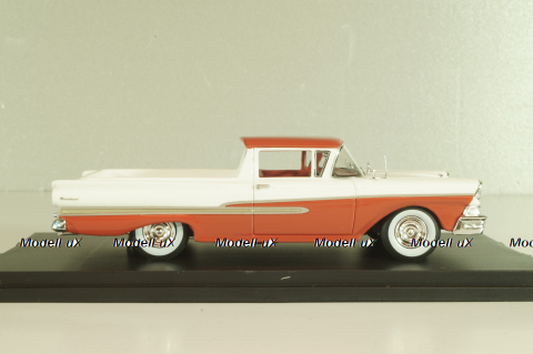 Ford Ranchero pick up 1958, red/white, L.e.157 of 180 pcs., GC-70A, Goldvarg 1:43 