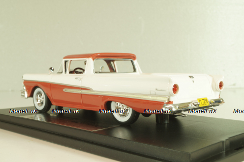 Ford Ranchero pick up 1958, red/white, L.e.157 of 180 pcs., GC-70A, Goldvarg 1:43 
