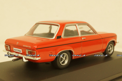 Opel Ascona A 1975 red, Altaya 1:43 