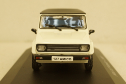 Fiat 127 Amico 1980 white/black, Altaya 1:43