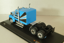 Ford LTL-9000 tractor 1978, blue with black strips, TR023, IXO 1:43