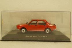 Skoda 105L 1983 red, Altaya 1:43 