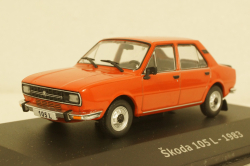Skoda 105L 1983 red, Altaya 1:43 