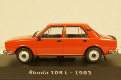 Skoda 105L 1983 red, Altaya 1:43 
