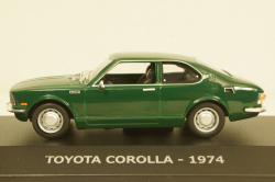 Toyota Corolla 1974 green, Altaya 1:43