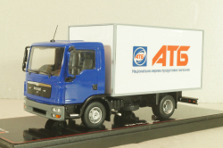 MAN TGL 12.180 грузовой фургон "АТБ", синий/белый, TR4803, TruckTyr 1:43