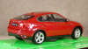 BMW X6 (E71) 2008, dark red, WEL24004rt, Welly 1:24