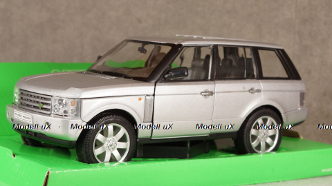Range Rover (L322) 2002, silver, WEL22415si, Welly 1:24