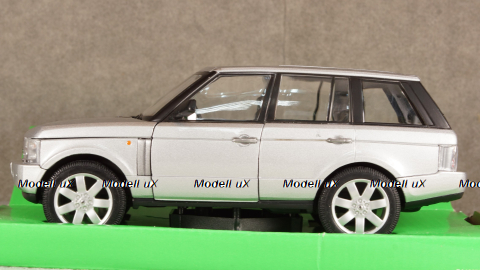 Range Rover (L322) 2002, silver, WEL22415si, Welly 1:24