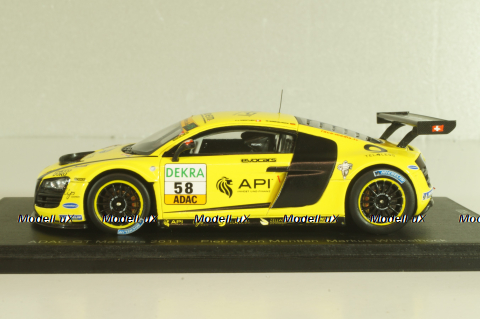 Audi R8 LMS #58 ADAC GT Masters 2011, P.V.Mentlen/M.Winkelhock, L.e. 500pcs, SG019, Spark 1:43