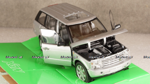 Range Rover (L322) 2002, silver, WEL22415si, Welly 1:24