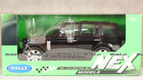 Range Rover (L322) 2002, black, WEL22415sw, Welly 1:24