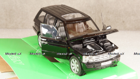 Range Rover (L322) 2002, black, WEL22415sw, Welly 1:24