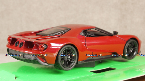 Ford GT 2015, WEL24082M.RED, dark red Welly 1:24