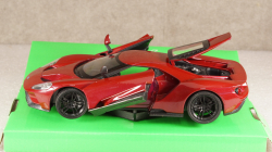 Ford GT 2015, WEL24082M.RED, dark red Welly 1:24