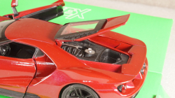 Ford GT 2015, WEL24082M.RED, dark red Welly 1:24