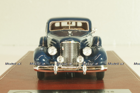 Cadillac V16 Series 90 town sedan 1938, dark blue, GIM004A, GIM 1:43