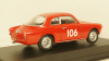 Alfa Romeo Giulietta Sprint Coupe Mille Miglia 1960 St.Nr. 106, Detail Cars 1:43
