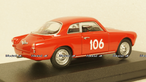 Alfa Romeo Giulietta Sprint Coupe Mille Miglia 1960 St.Nr. 106, Detail Cars 1:43