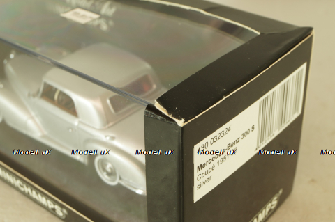 Mercedes-Benz 300 S (W188) 1951, silver, 430032324, Minichamps 1:43