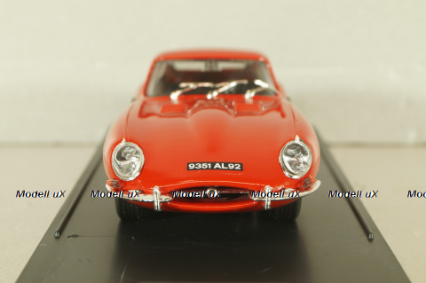 Jaguar E type coupe 1962, red, 8439, Model Box 1:43