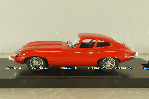 Jaguar E type coupe 1962, red, 8439, Model Box 1:43