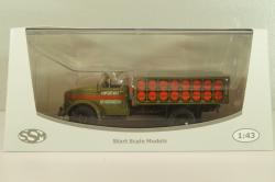 ГТК-32 а/м для перевозки газовых балонов на шасси Газ-51 1969, хаки, SSM1628, SSM 1:43