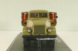 ГТК-32 а/м для перевозки газовых балонов на шасси Газ-51 1969, хаки, SSM1628, SSM 1:43