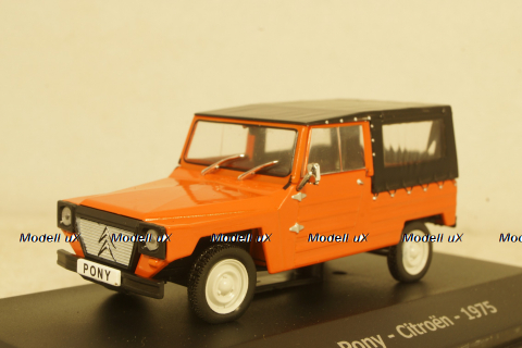 Citroen Namco Pony Cabriolet Closed 1975, Hachette 1:43