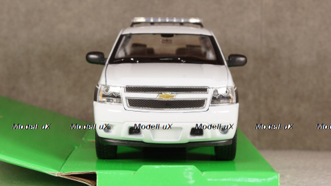 Chevrolet Tahoe Police 2008, WEL22509WP-W, Welly 1:24