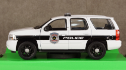 Chevrolet Tahoe Police 2008, WEL22509WP-W, Welly 1:24