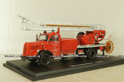 Mercedes L 6600  fire ladder 1951, red, 03091, Schuco 1:43 Уценка!