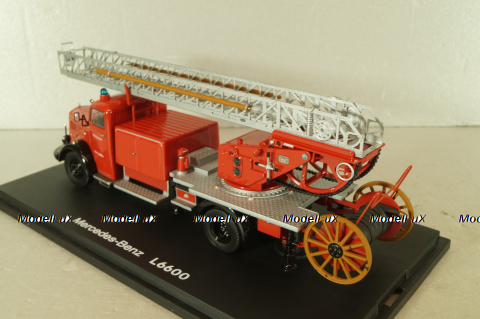Mercedes L 6600  fire ladder 1951, red, 03091, Schuco 1:43 Уценка!