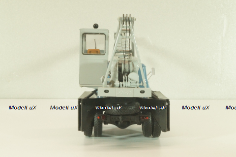 АК-75В автокран на шасси Зил-130 1976, синий/серый, Автоистория 1:43