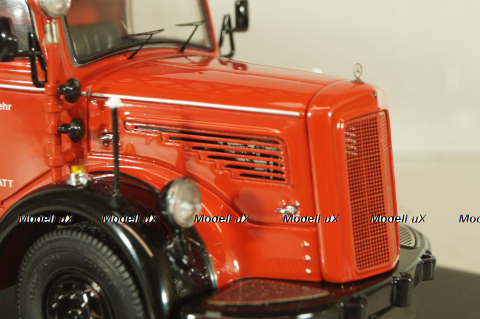 Mercedes L 6600  fire ladder 1951, red, 03091, Schuco 1:43 Уценка!