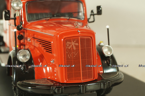 Mercedes L 6600  fire ladder 1951, red, 03091, Schuco 1:43 Уценка!