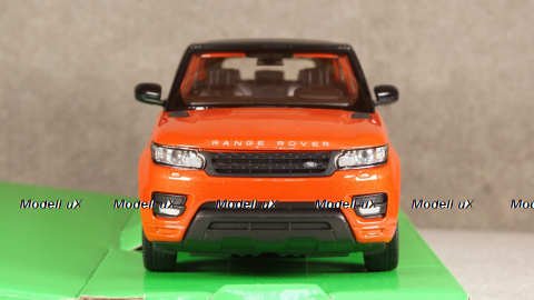 Range Rover sport 2010, orange/black, WEL24059Chili, Welly 1:24