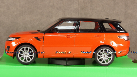 Range Rover sport 2010, orange/black, WEL24059Chili, Welly 1:24