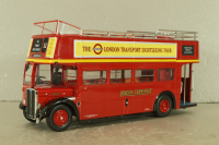 AEC Regent RT Open top 1950, red, BUS018, IXO 1:43