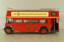 AEC Regent RT Open top 1950, red, BUS018, IXO 1:43