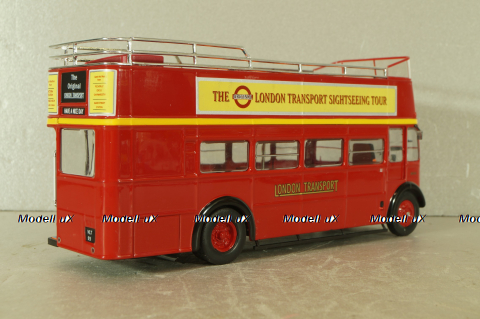 AEC Regent RT Open top 1950, red, BUS018, IXO 1:43