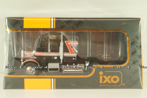 Freightliner FLC 120 64 T 1977, black/red, TR218, IXO 1:43