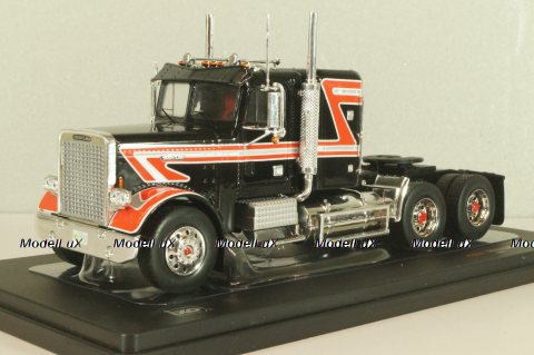 Freightliner FLC 120 64 T 1977, black/red, TR218, IXO 1:43
