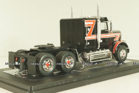 Freightliner FLC 120 64 T 1977, black/red, TR218, IXO 1:43