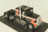 Freightliner FLC 120 64 T 1977, black/red, TR218, IXO 1:43
