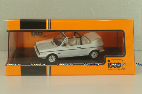 Volkswagen Golf 1 Cabriolet 1981, white, CLC590, IXO 1:43