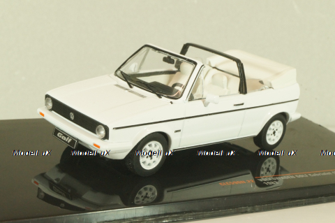 Volkswagen Golf 1 Cabriolet 1981, white, CLC590, IXO 1:43