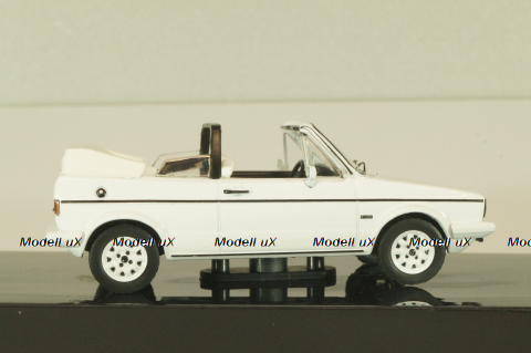 Volkswagen Golf 1 Cabriolet 1981, white, CLC590, IXO 1:43