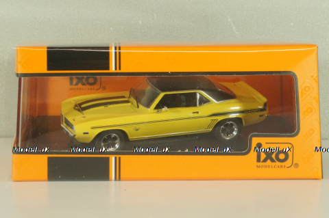 Chevrolet Camaro 1969, yellow, CLC591, IXO 1:43